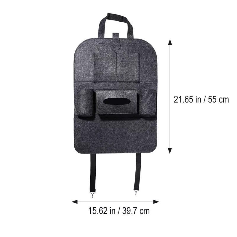 1 PC Car Seat Back Organizer Kids Kick Mats Protectors 3